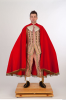  Photos Man in Historical Baroque Suit 1 a poses baroque cloak medieval clothing whole body 0001.jpg